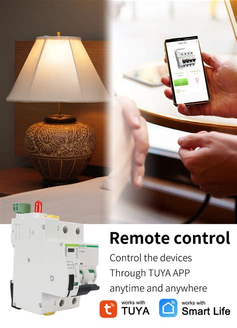 63a Tuya App Wifi Smart Circuit Breaker Tuya Wifi Switch Smart Breaker