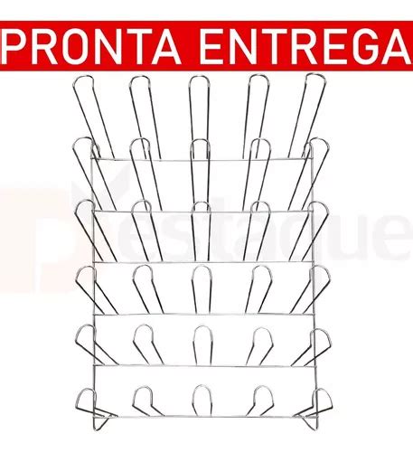 Porta Copo Parede Lugares Cromado Escorredor Secador Parcelamento