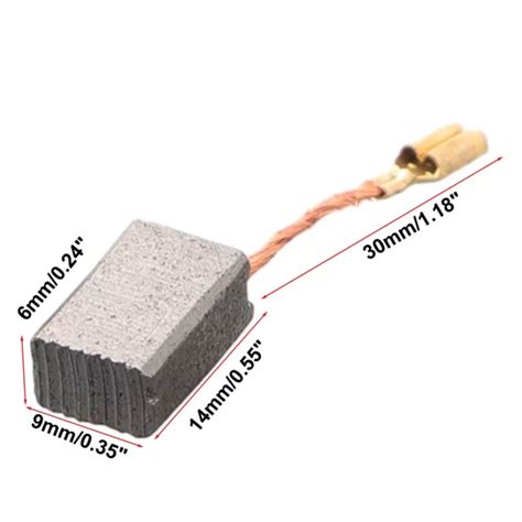 SPAZZOLE MOTORE IN Carbonio Affidabili Per Motori Elettrici 14 Mm X 9