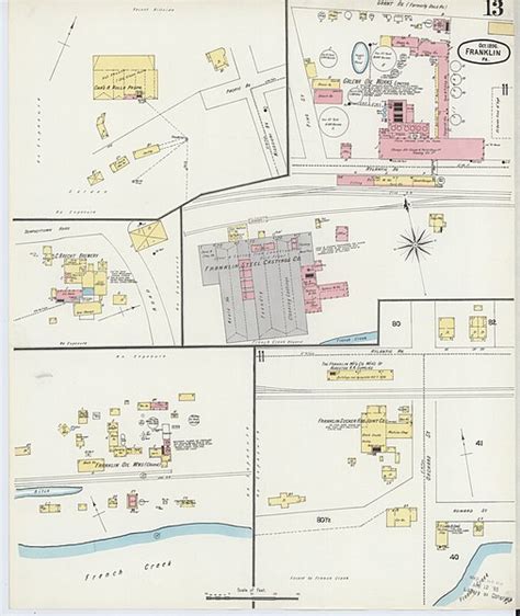 Filesanborn Fire Insurance Map From Franklin Venango County