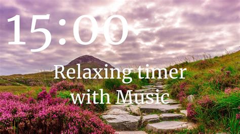 15 minute timer | With relaxing MUSIC - YouTube