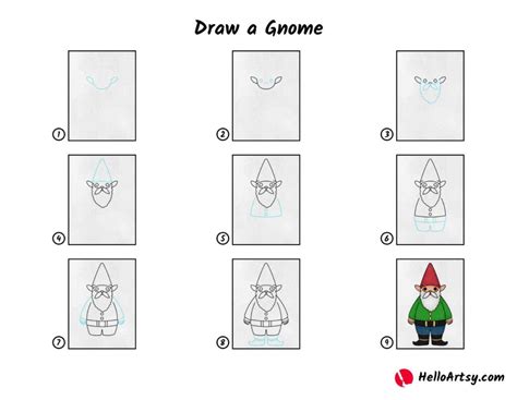 Draw A Gnome Helloartsy