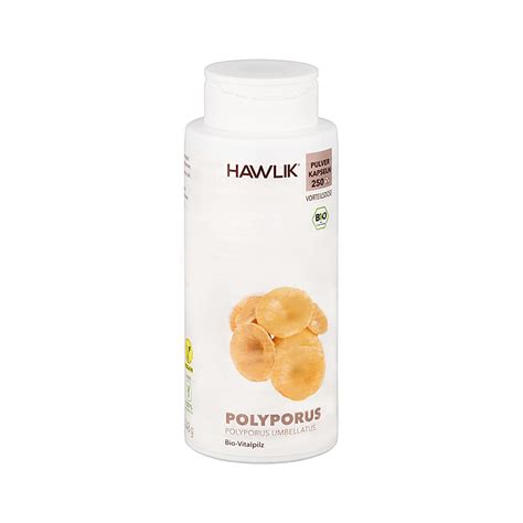 Bio Polyporus Pulver Kapseln St Hawlik Vitalpilze Bei Dr