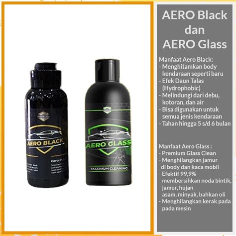 Jual Aero Black Dan Aero Glass Perawatan Mobil Dan Motor Shopee Indonesia