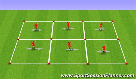 Football/Soccer: Grid (Technical: Coerver/Individual Skills, Moderate)