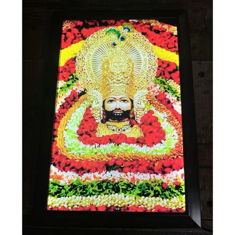 New Design Khatu Shyam Acrylic Led Frame Personalized