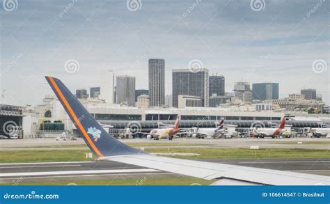 Santos Dumont Airport, Rio De Janeiro, Brazil Editorial Photography - Image of latam, flight ...