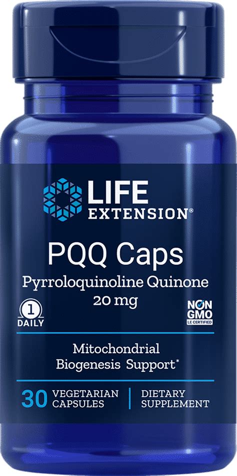 PQQ Caps 20 Mg 30 Vegetarian Capsules VivirSanoHoy Es