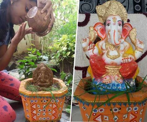 Ganesh Chaturthi From Symbolic Immersion To Seed Embedded Idols