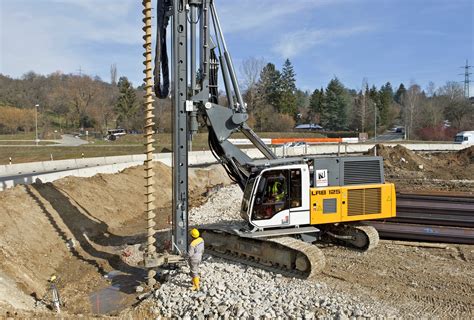 Continuous Flight Auger Drilling Liebherr Deep Foundation