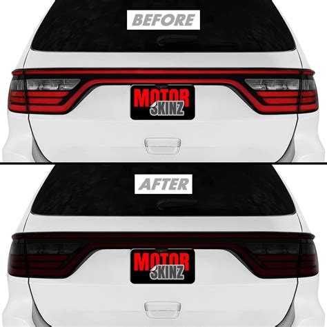 Slickmod Precut Vinyl Smoke Tint For 2014 2023 Dodge Durango Tail Light 20 Dark