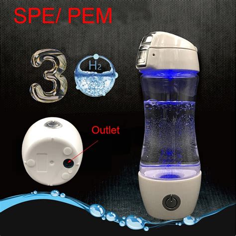 Ml Hydrogen Water Generator Alkaline Maker Rechargeable Portable