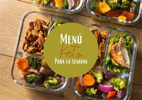 Dieta Keto : Menú Semanal con deliciosas recetas que incluyen postre ...