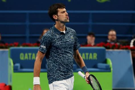 Doha Novak Djokovic Limin En Demi Finales Par Roberto Bautista Agut