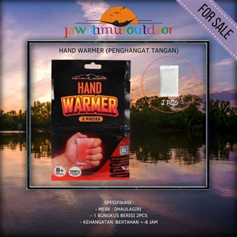 Jual Hand Warmer Heat Pack Dhaulagiri Penghangat Suhu Tubuh Tangan Kaki