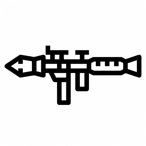 Army Gun Launcher Rpg Weapon Icon Download On Iconfinder