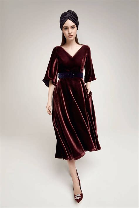 Winter Velvet Mother Of The Bride Dresses