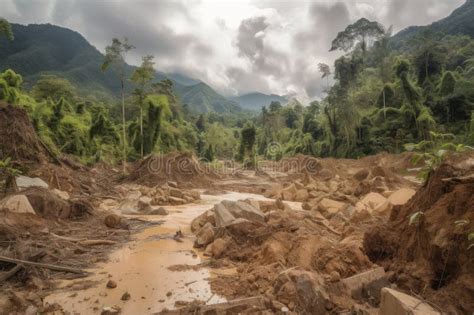 Deforestation Leads To Landslides And Mudslides Flooding And