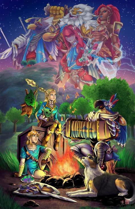 Legend of Zelda - BOTW Champions Ballad 11x17