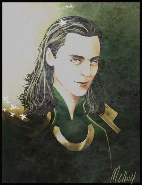 Another Loki Portrait Painted By Mellorianj On Deviantart