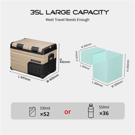 Alpicool TA35 Portable Car Fridge