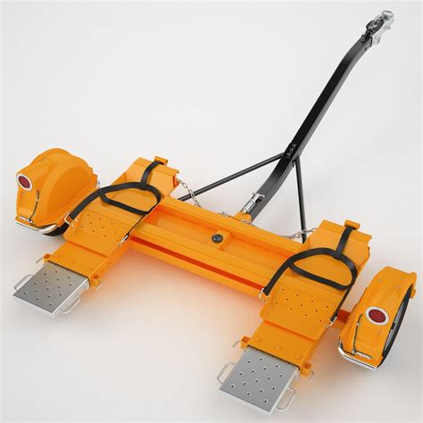 3d Model Car Tow Dolly 02 Turbosquid 2163218