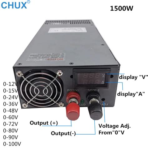 Chux 0 12v 15v 24v 36v 48v 60v 72v 80v 90v 100v Ac Dc Led Display