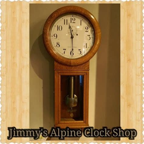 Seth Thomas C1890 Railroad Clock 2