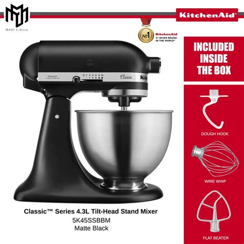 Kitchenaid Classic Series L Tilt Head Stand Mixer K Ssb White