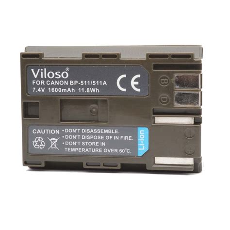 Proocam Canon BP-511A Battery for Canon EOS 30D, EOS 10D, FV10, FV100 ...