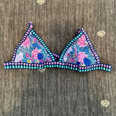 Victorias Secret Crochet Bikini Top Gem
