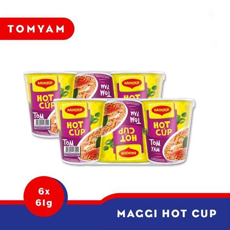 Maggi Hot Cup Tomyam G X Cups Shopee Malaysia