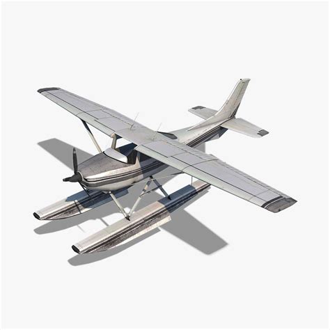 Cessna 182 Skylane Seaplane V05 3d Model 99 Unknown Dae Dwg Dxf