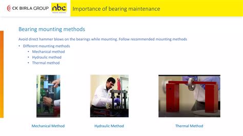 Bearing Handling Maintenance PPT