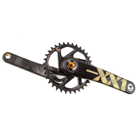 SRAM MTB Kurbelgarnitur XX1 Eagle Schwarz Gold 34 Zähne 11 12 fach