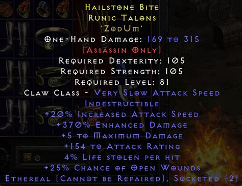 Cruel 2os Runic Talons Topic D2jsp