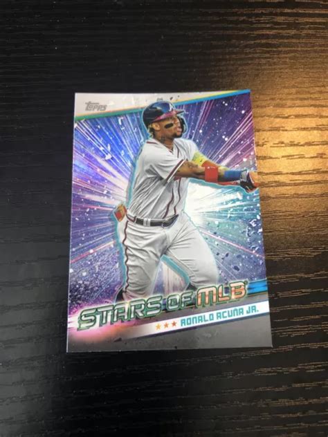 Topps Stars Of Mlb Smlb Ronald Acuna Jr Eur Picclick It