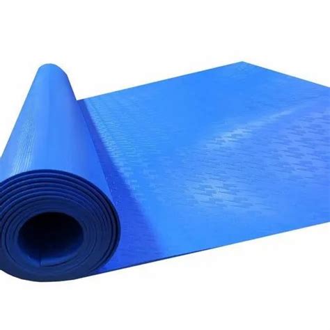 Blue Electrical Insulating Rubber Mat Thickness 3 Mm At Rs 500meter