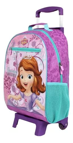 Mochila De Rodinhas Infantil Princesa Sofia Bolsa Feminina Mercadolibre