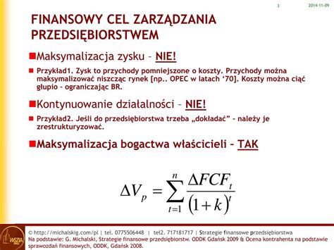 Ppt Strategie Finansowe Przedsi Biorstwa Powerpoint Presentation