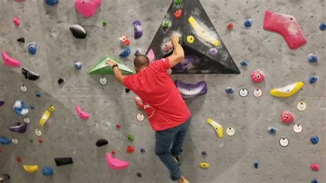 Bouldering V4 At Movement Climbing Fitness Baker Youtube