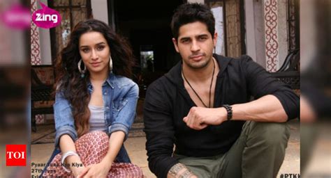 Sidharth Malhotra And Shraddha Kapoor Say ‘pyaar Tune Kya Kiya’ On Zing Times Of India