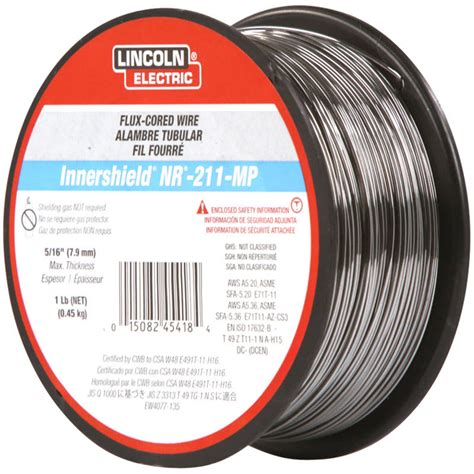 Lincoln Innershield Nr 211 Mp Flux Cored Welding Wire 1 Lb Spool