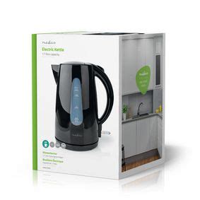 Electric Kettle L Plastic Black Rotatable Degrees