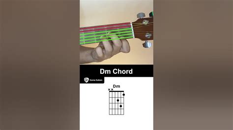 How To Play The Dm Chord On Guitar Guvna Guitars Youtube