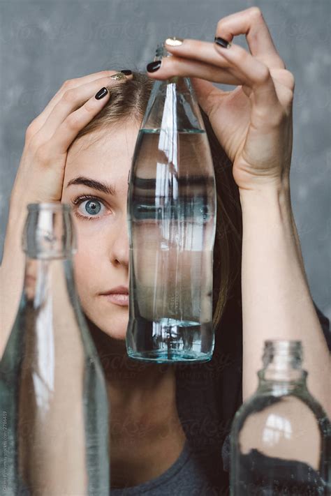 glass  stocksy contributor oxana pervomay