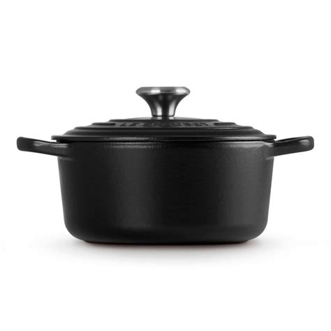 Le Creuset Signature Rund St Bejernsgryde Cm Sort Dkk