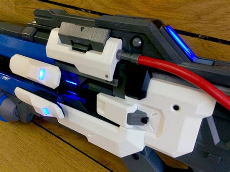 Overwatch Soldier 76 Pulse Rifle 3d Model By Makerlab