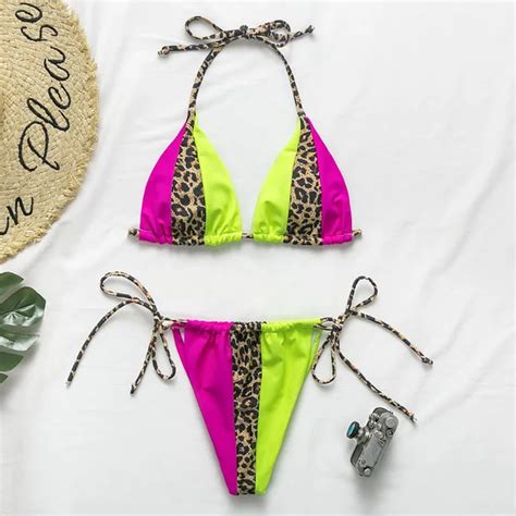 Buy Bikinx Triangle Leopard Bikinis 2019 Mujer Biquini