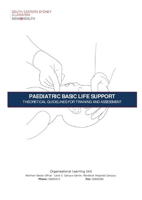 PDF PAEDIATRIC BASIC LIFE SUPPORT SESLHDseslhd Health Nsw Gov Au